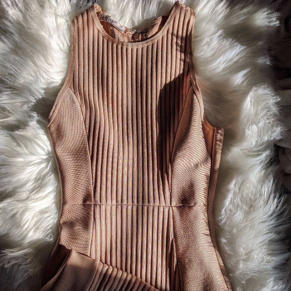 House of CB Peach Maxi Dress